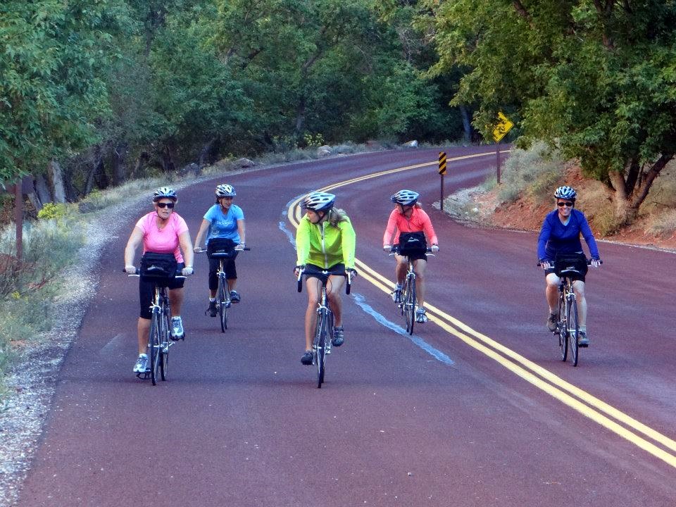 Biking at Zion